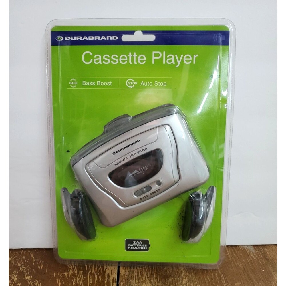 VTG Durabrand 820M Portable Cassette Player w/ Headphones Bass Boost NEW SEALED